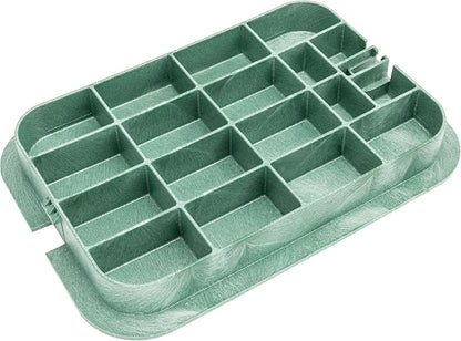 Orbit 53212 12" Standard Rectangular Sprinkler Valve Box, Black with Green Lid