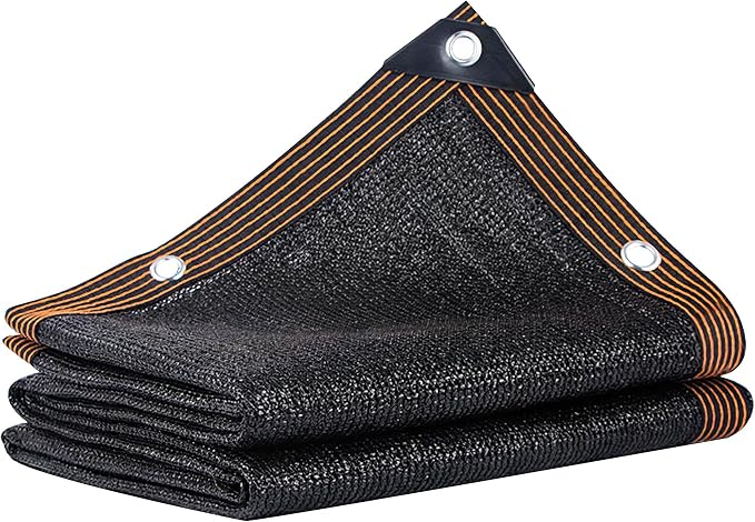 winemana 90% Shade Cloth for Garden- 4x6 FT Breathable Mesh Tarp for Vegetables & Plants, Outdoor Patio Sun Shade with Grommets - Chicken Coop, Dog Kennel Cover