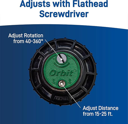 Orbit 55469 Saturn III Gear-Drive Rotor Water Sprinkler (Pack of 24)