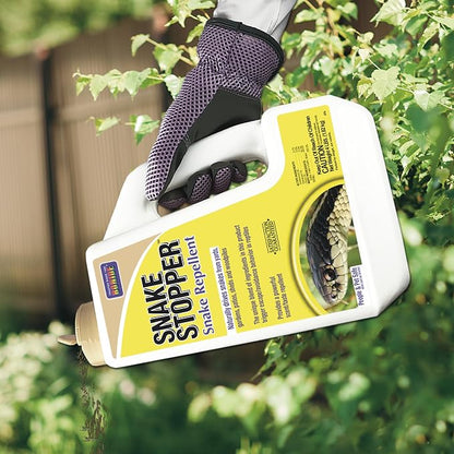 Bonide Snake Stopper Snake Repellent, 4 lb. Ready-to-Use Granules for Outdoor Pest Control, People & Pet Safe