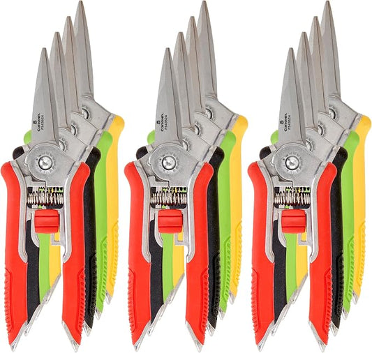 Corona Tools FS43624 Yard Essentials Mini Floral Snips, Variety Pack of 12