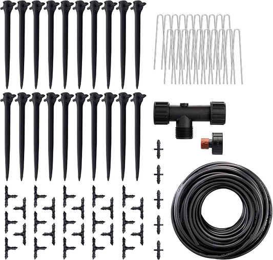 Orbit 91944 Tomato Garden Drip Irrigation System - Complete 10-Plant Watering Kit with Push-Connect Fittings, Water-Saving Design for Vegetables & Garden Boxes