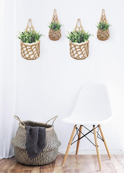 2 Packs Hanging Planters for Indoor Plants up to 6 in., Wall Plant Holder | Plant Hanger Indoor, Wall Planters for Indoor Plants, Hanging Plant (2PK, for 6 inch Pot)