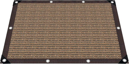 80% Shade Cloth, Durable Mesh Tarp with Grommets, Garden Sunblock Shade Cloth Shading Antifreezing for Plants Cover, Greenhouse, Barns Kennel, Patio, Tomatoes
