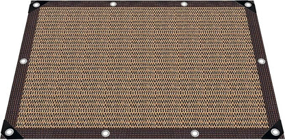 3x16FT 80% Shade Cloth Sun Shade Net with Grommets Sunblock Net Mesh Tarp for Garden,Plants Cover,Greenhouse and Patio