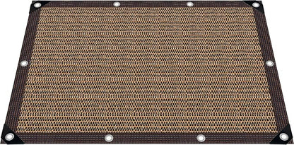 80% Shade Cloth -6.5x6.5FT Sunblock Net with Grommet,Lightweight and Durable UV Protection,Shade Cloth for Garden Patio Pergola Balcony Plants Greenhouse Dog Kennel Chicken Coop Outdoor