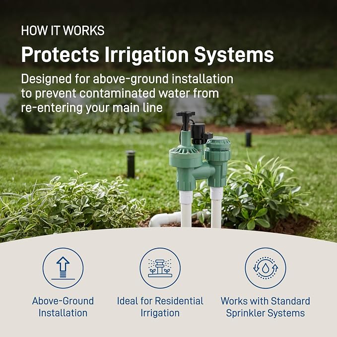 Orbit 57623 3/4" FPT 100 Series Anti-Siphon Automatic Sprinkler Valve with Flow Control (Pack of 2)