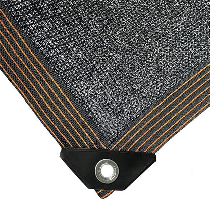 winemana 70% Black Shade Cloth, 12 x 12 FT Durable Mesh Tarp with Grommets, Resistant Garden Sun Shade Netting with Taped Edge for Plant Cover, Greenhouse, Patio, Tomatoes, Chicken Coop, Barn Kennel