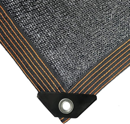 winemana 70% Black Shade Cloth, 8 x 12 FT Durable Mesh Tarp with Grommets, Resistant Garden Sun Shade Netting with Taped Edge for Plant Cover, Greenhouse, Patio, Tomatoes, Chicken Coop, Barn Kennel