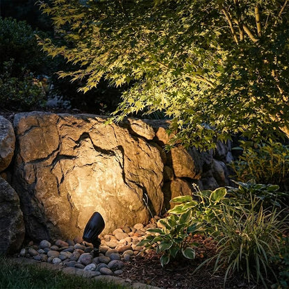 Malibu 50 Watt Floodlight Landscape Lights Outdoor Spotlight Waterproof Path Light Low Voltage Lighting with Spike Stand for Garden, Yard, Pathway, Lawn, Driveway Outdoor Lighting 8301-9601-01