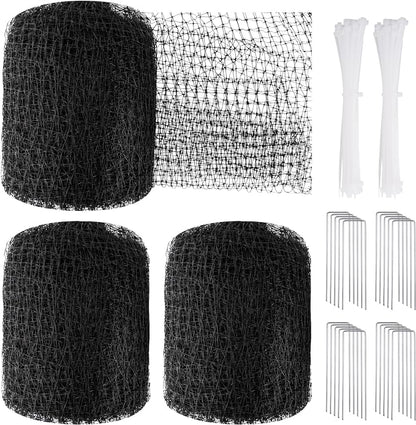 NONMON Bird Netting Deer Fence Netting 5 x 100FT Heavy Duty Garden Netting | for Chicken Coop, Protect Fruit Trees, Plants and Vegetables Against Birds, Deer, Squirrels and Other Animals