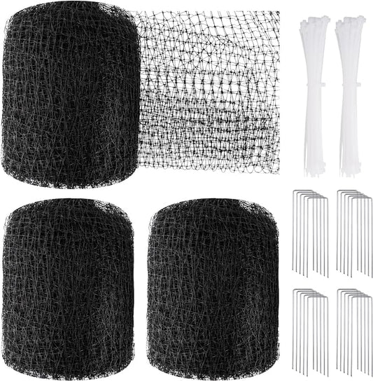 NONMON Bird Netting Deer Fence Netting 5 x 100FT Heavy Duty Garden Netting | for Chicken Coop, Protect Fruit Trees, Plants and Vegetables Against Birds, Deer, Squirrels and Other Animals