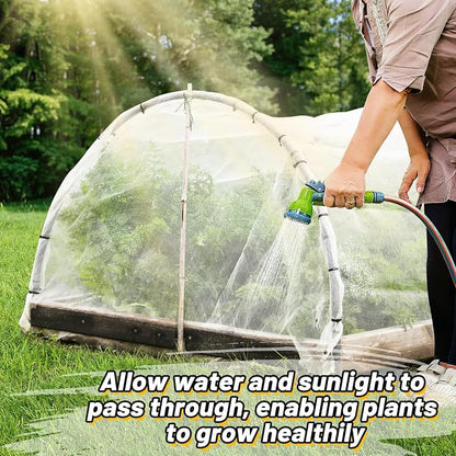 10x33ft Large Garden Netting - Ultra Fine Mesh Plant Covers to Keep Small Animals Pest Out, Bird Barrier for Protecting Vegetables Fruits Flowers Raised Beds (Without Support Pole)