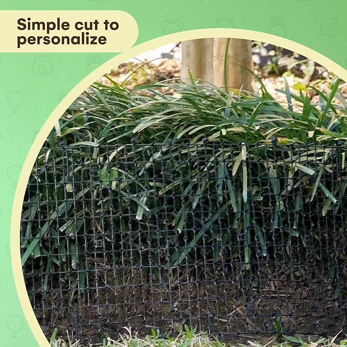 Homarden Black Scat Mat for Cats - 13ft x 11" Plastic Cat Deterrent with Spikes and 12 Garden Staples - Indoor and Outdoor Mat to Protect Furniture and Gardens