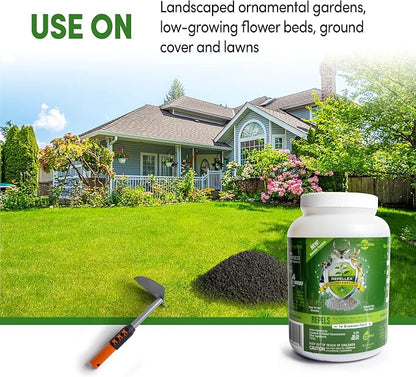 Deer Repellent Systemic Granules 3 lb – Long-Lasting Animal Repellent for Lawn, Garden & Landscape – Ready-to-Use Granular Formula
