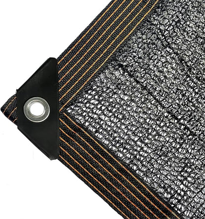 winemana 50% Black Shade Cloth, 10 x 12 FT Durable Mesh Tarp with Grommets, Garden Sunblock Shade Cloth Shading Antifreezing for Plants Cover, Greenhouse, Barns Kennel, Patio, Tomatoes