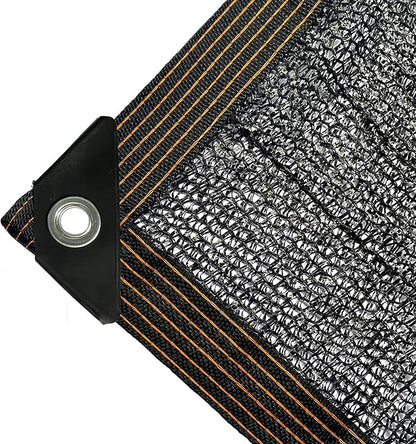 winemana 50% Black Shade Cloth, 8 x 20 FT Durable Mesh Tarp with Grommets, Garden Sunblock Shade Cloth Shading Antifreezing for Plants Cover, Greenhouse, Barns Kennel, Patio, Tomatoes