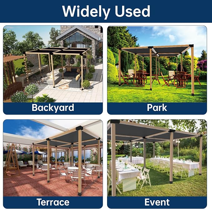 Pergola Bracket Kit 4x4, 1pcs 5-Way Corner Bracket and 1 Base, Used as The Middle Support of Large Awnings, for Connecting The Extended Pavilion Wood Beams of The Gazebo and Wood Stand Sheds