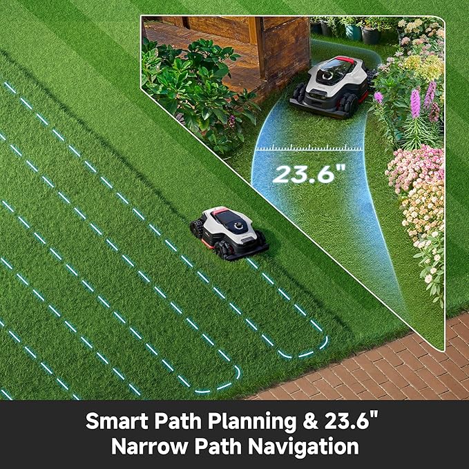 [All-Terrain Wire-Free] DREAME A3 AWD 2000 LiDAR Robot Lawn Mower A3 AWD 2000 + Cleaning Set + Blade Set, 360° 3D LiDAR & AI Dual Vision Smart Robotic Mowers for 0.5 Acre
