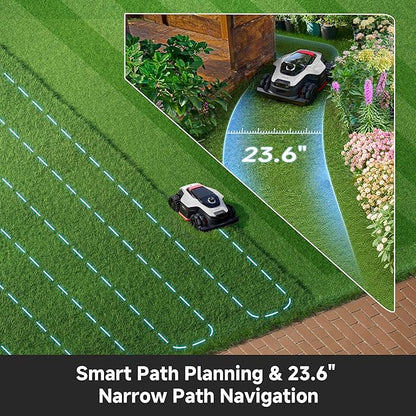 [All-Terrain Wire-Free] DREAME A3 AWD 2000 LiDAR Robot Lawn Mower A3 AWD 2000 + Cleaning Set + Blade Set, 360° 3D LiDAR & AI Dual Vision Smart Robotic Mowers for 0.5 Acre