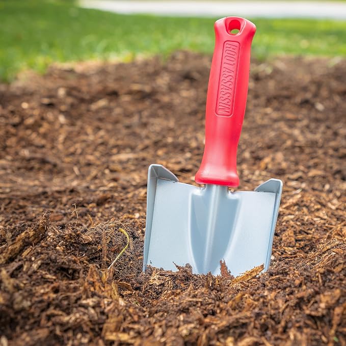 One Shot Shovel OS-003 Carbon Steel Winged Garden Hand Trowel