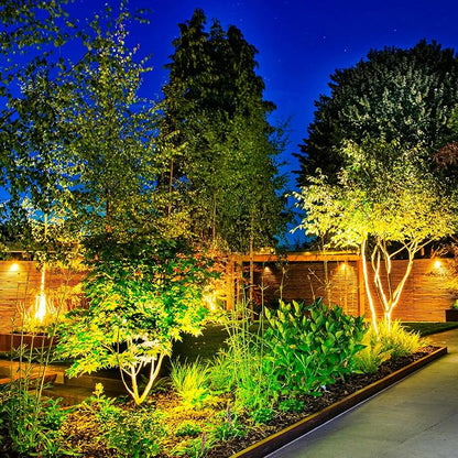Solar Spot Lights Outdoor, 2 Pack Solar Landscape Spotlights IP65 Waterproof 9.8ft Cable, Auto On/Off Outdoor Wall Lights for Garden Yard Driveway Porch Walkway Pool (3000K Warm White)