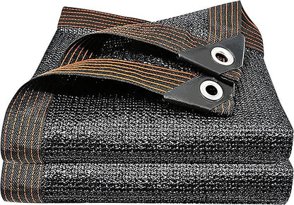 winemana 70% Black Shade Cloth, 3.3 x 6.6 FT Durable Mesh Tarp with Grommets, Resistant Garden Sun Shade Netting with Taped Edge for Plant Cover, Greenhouse, Patio, Tomatoes, Chicken Coop, Barn Kennel