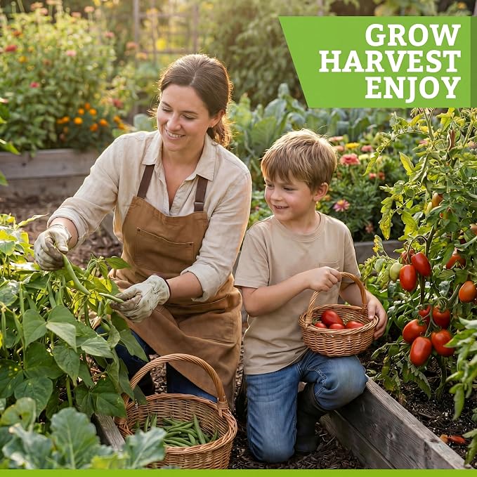 Vegetable/Herb Seeds Variety Pack - 30 Heirloom Seed Gift Kit - Made in USA