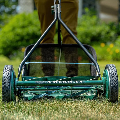 American Lawn Mower 1725-16GC 16" 7-Blade Reel Mower with Grass Catcher