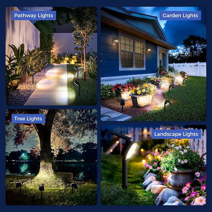 Solar Spot Lights Outdoor Waterproof IP65, 3 Modes Solar Lights Outdoor 35 LED Landscape Lighting, Spot Uplights for Flag Tree Garden Yard House Backyard, 4 Pack Neutral White(4000K)