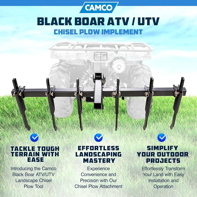 Camco Black Boar Chisel Plow Tool Attachment