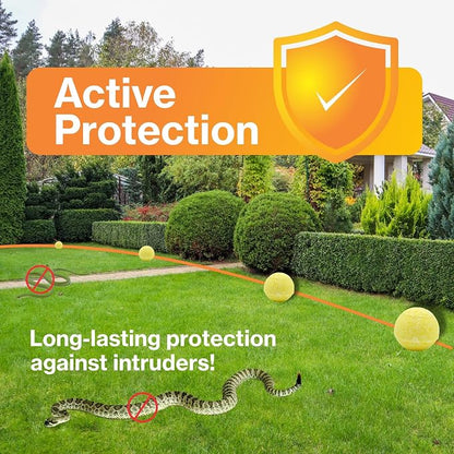Snake Repellent for Yard Powerful Pet Safe,Moth Balls for Home Lawn Garden Camping Fishing Home to Repels Snakes and Other Pests - 15 Pack