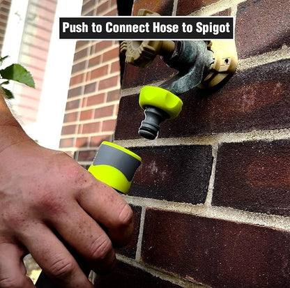 Flexzilla Garden Hose Quick-Connect Fittings, 5-Piece Coupler & Plug Kit