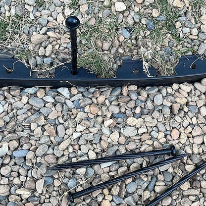 Plastic Landscape Anchoring Spikes 150 Pcs 8 Inch Nylon Spiral Landscape Spikes for Yard, Garden Lawn, Weed Barriers, Artificial Turf, Tent