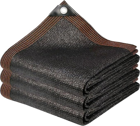 winemana 90% Shade Cloth for Garden- 5x6 FT Breathable Mesh Tarp for Vegetables & Plants, Outdoor Patio Sun Shade with Grommets - Chicken Coop, Dog Kennel Cover
