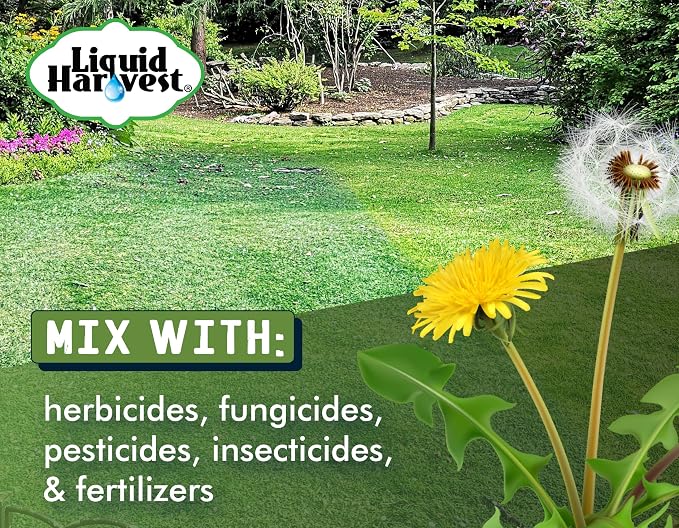 Liquid Harvest Lazer Green Concentrated Spray Pattern Indicator - 8 Ounces - Perfect Weed Spray Dye, Herbicide Dye, Fertilizer Marking Dye, Turf Marker and Herbicide Marker