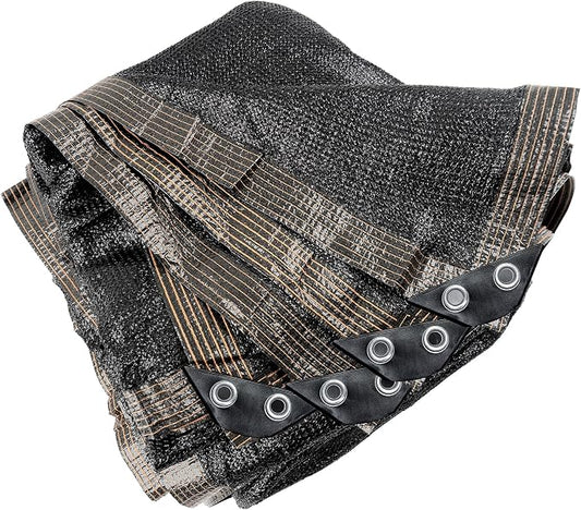 Shade Cloth, 30FT X 50FT 40% Black Outdoor Woven Sun Shade with Grommets, Durable Breathable Netting Shading Antifreezing for Patio, Garden, DIY Home, Plants Cover, Greenhouse, Dog Kennel