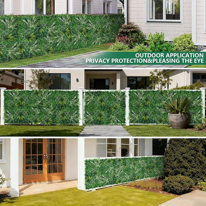 40"X120" Grass Wall, Boxwood Panels UV-Protected Faux Grass Backdrop Wall,Greenery Privacy Hedge Screen for Outdoor Garden Patio, Indoor Party Balcony Fence Decor