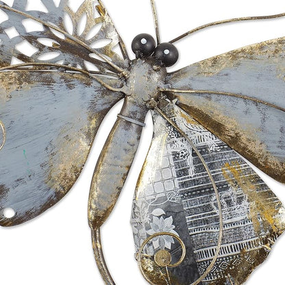 DII Iron Garden Stake Collection 3-Dimensional, Mixed Media, Butterfly, Medium