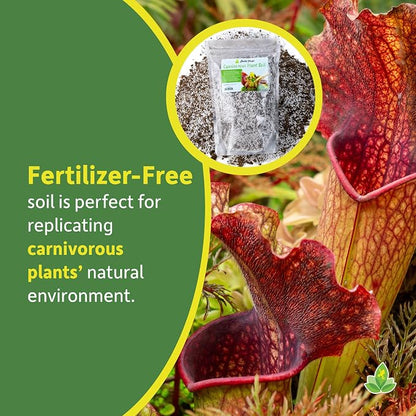 Josh's Frogs Sprig & Stone Carnivorous Plant Soil - Venus Fly Traps/Pitchers/Sundews (4 Quart)