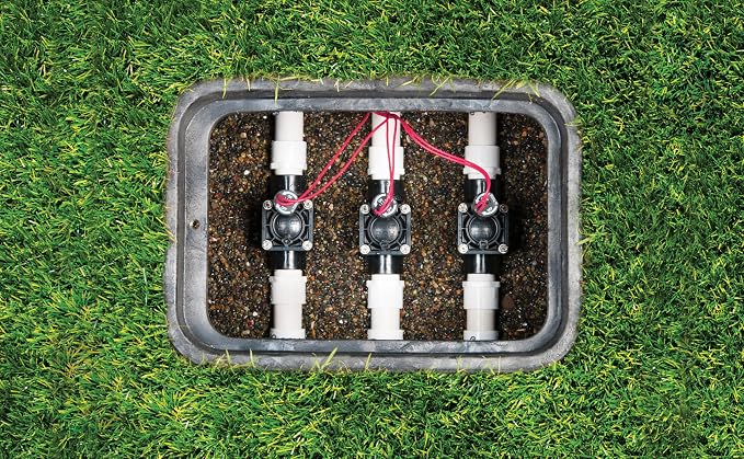Hunter PGV Sprinkler Valve, 1 in. Slip x Slip with Flow Control | 1 in. slip x slip sprinkler valve with flow control, manual bleed, and 20-150 PSI rating for irrigation systems (PGV100GS)