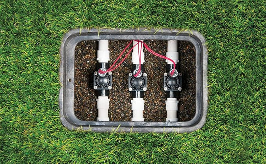 Hunter PGV Sprinkler Valve, 1 in. Slip x Slip with Flow Control | 1 in. slip x slip sprinkler valve with flow control, manual bleed, and 20-150 PSI rating for irrigation systems (PGV100GS)