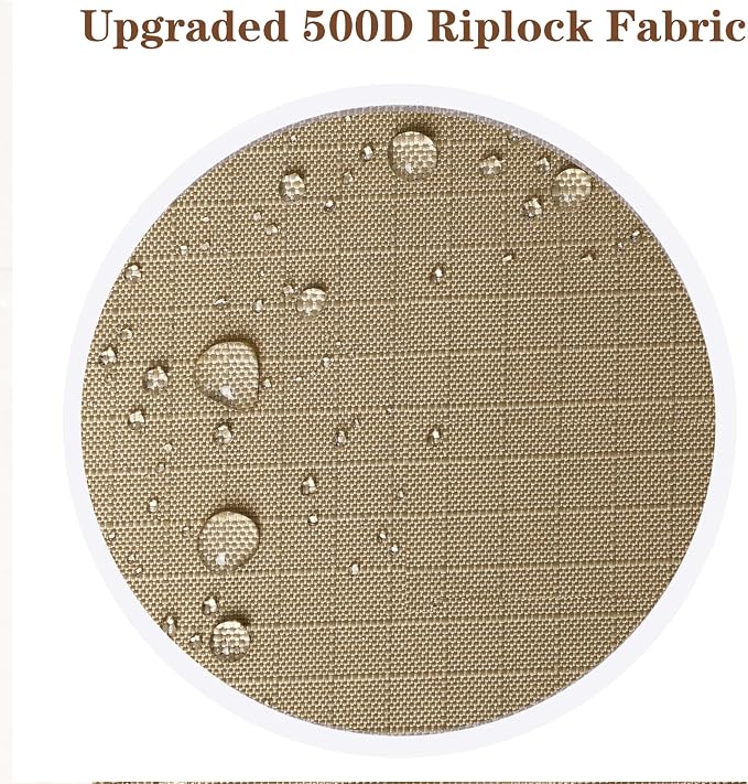 SCOCANOPY Beige Ripstop Replacement Cover Compatible with Home Depot Hampton Bay Pergola # GFM00467F,GFM00469A