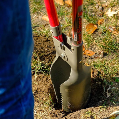 Root Slayer 23411 Post Hole Digger Garden Tool, Red