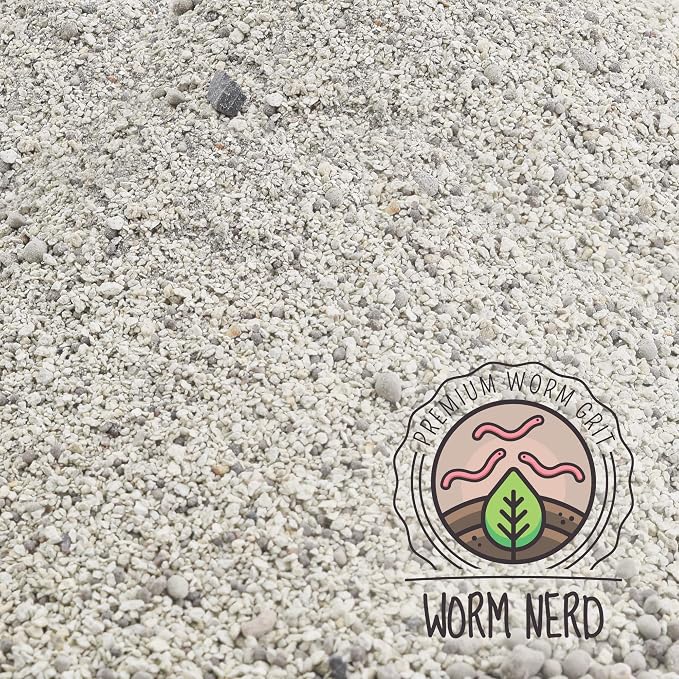 Worm Nerd Arcadia Garden Products WN09 Worm Grit for Vermiculture, 2LB, White