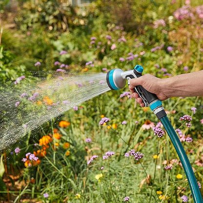 Gilmour Heavy Duty Front Control Garden Hose Nozzle with 8 Pre-set Spray Patterns, Water Hose Nozzle for Watering Garden or Lawn
