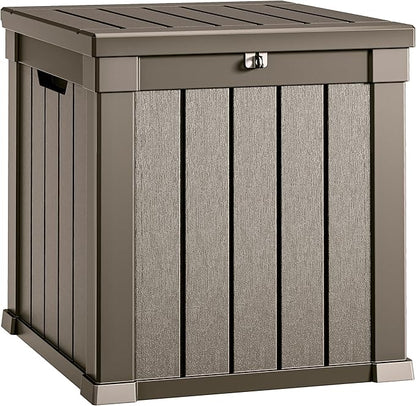 YITAHOME Deck Box | 51 Gallon Weatherproof Outdoor Storage Container for Patio Cushions, Pool Supplies, Garden Tools, Lockable Lid and Side