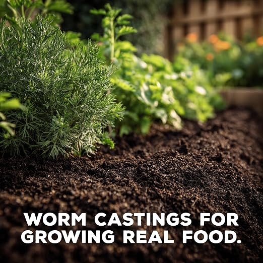 Soil Seed & Water Mikey’s Worm Poop – Organic Dairy Vermicompost Fertilizer Worm Castings for Gardens, Potted Plants & Soil Health - Superior to Standard Compost - OMRI Listed Organic Fertilizer