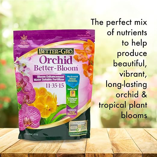 Sun Bulb Company 8305 Better GRO Orchid Plus Bloom Booster Fertilizer, 16-Ounce
