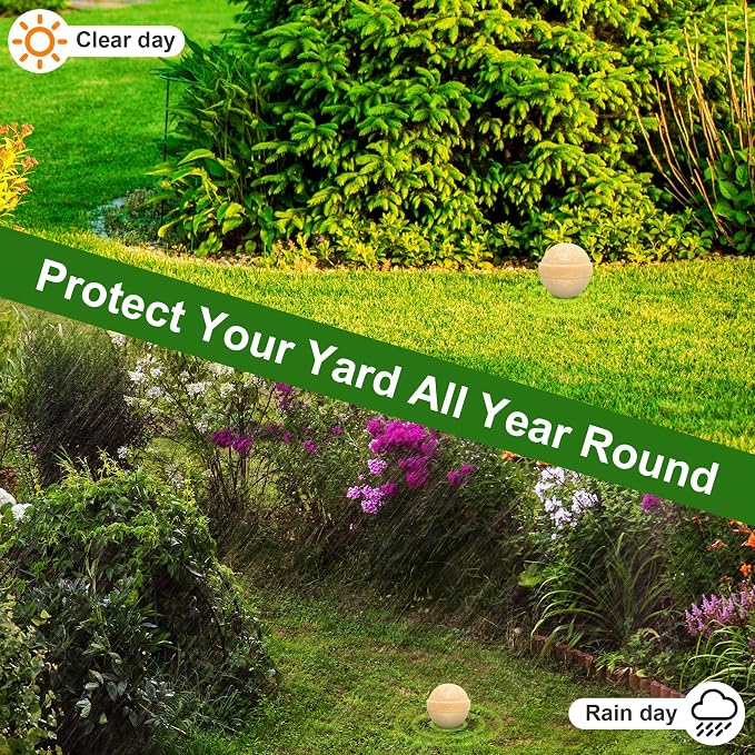 Cat and Dog Deterrent Outdoor, 24 Pcs Natural Cat Repellent Outdoor, Peppermint Oil Cat Deterrent Outdoor & Indoor, Keep Cats Out of Yard Permanently, Keep Cats Off Lawn Garden Furniture Flower